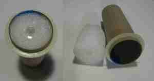 Here’s my original cardboard thread cone with the foam and bobbin thingy.