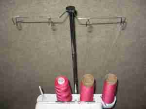 Here they are, finished! And I only had to buy one spool of fushia thread, which I will probably never use up.