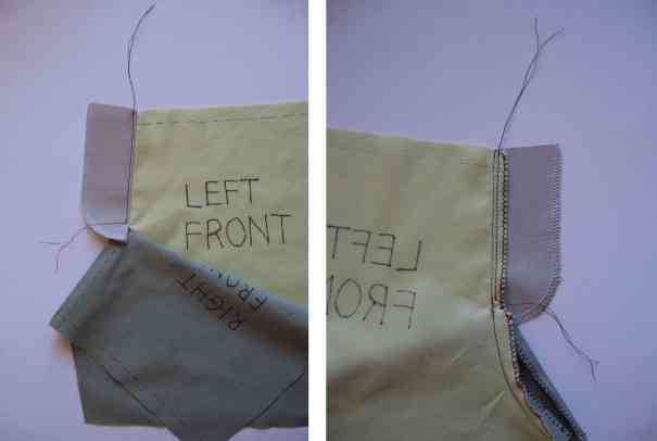 15 understitch fly facing front