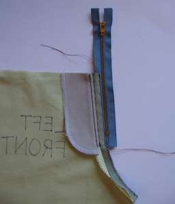 18 zipper stitched on