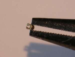 38 close up of zipper tooth in pliers