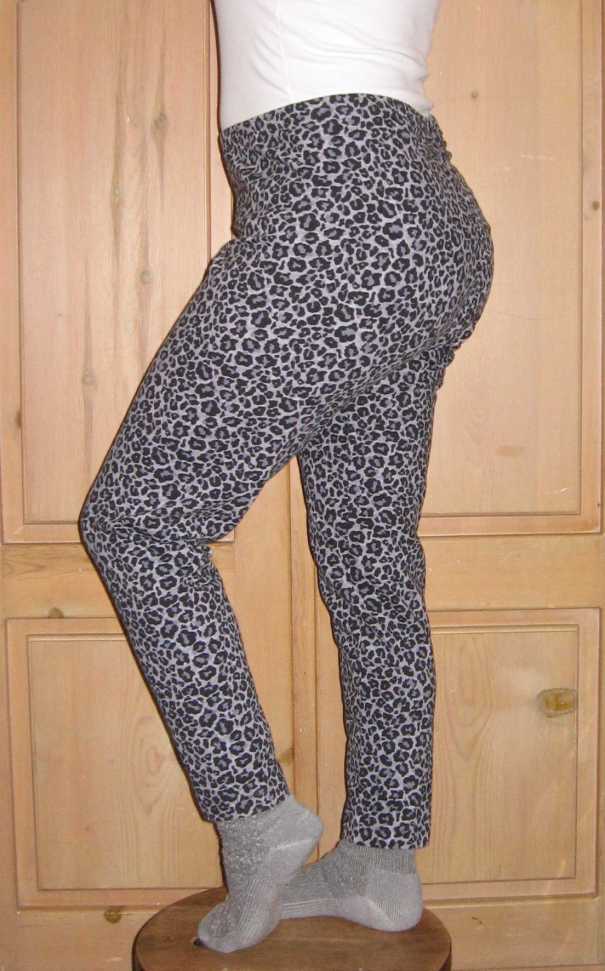 Leopard print pajama pants