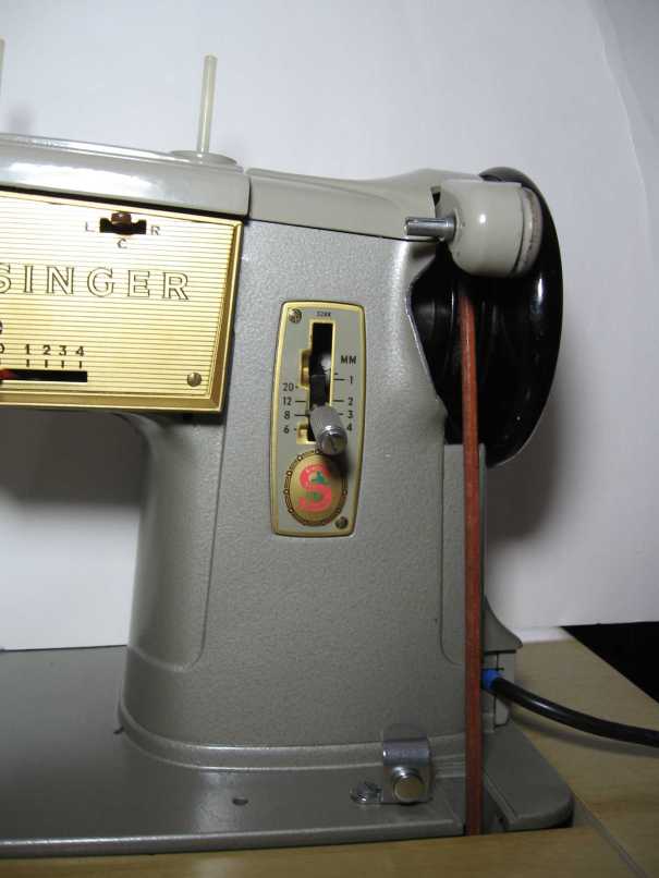 Singer 328k modified for treadling