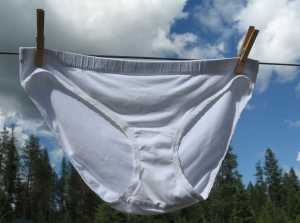 White underwear