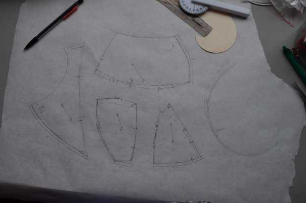 Making bra pattern 3