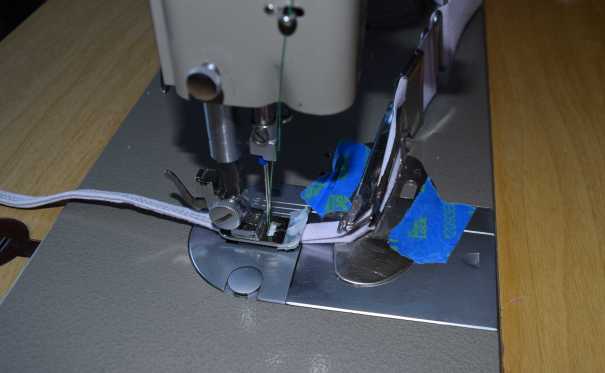 Position binder on sewing machine