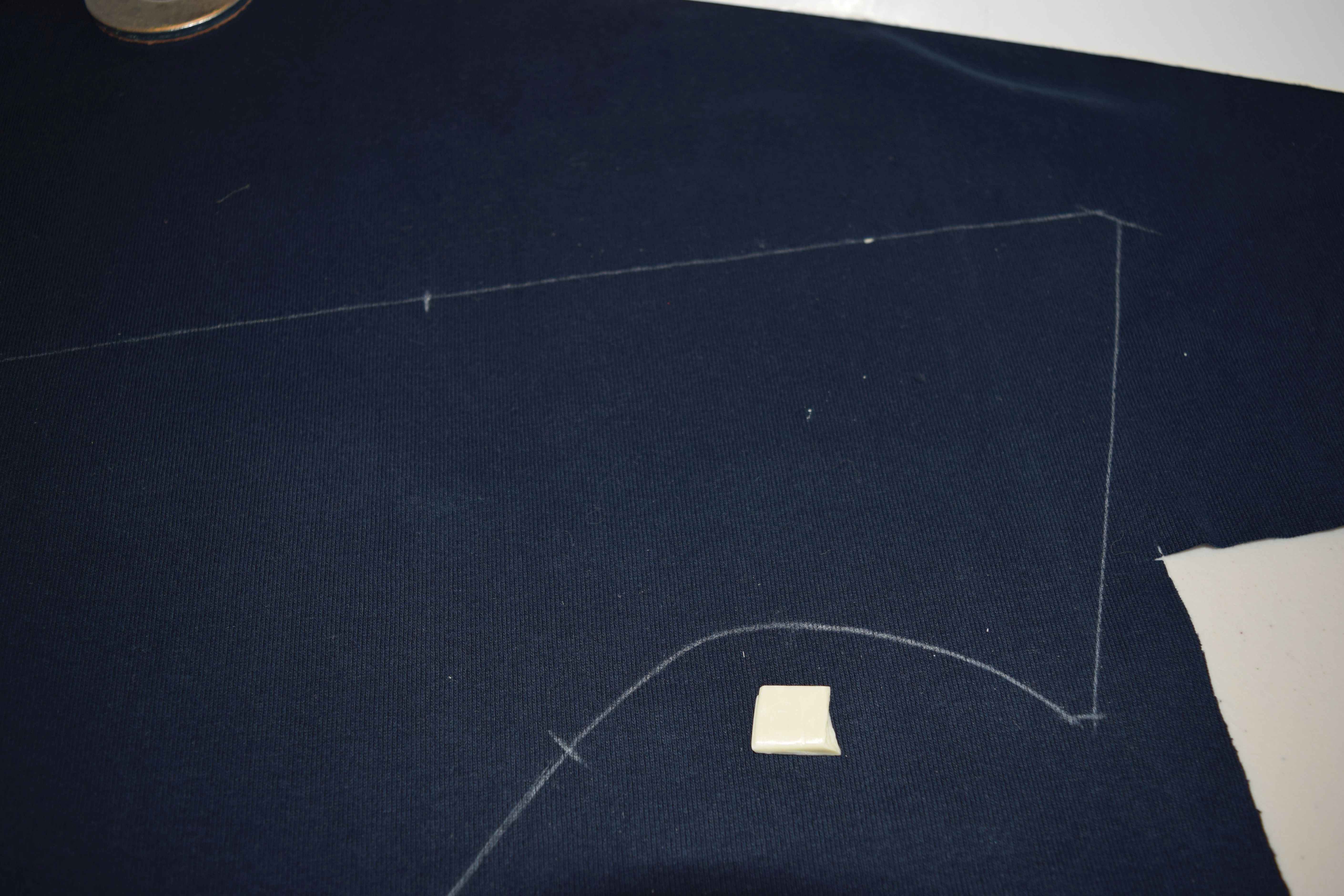 Pattern traced soap sliver